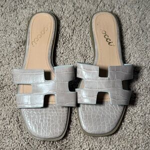 Gray Sandals